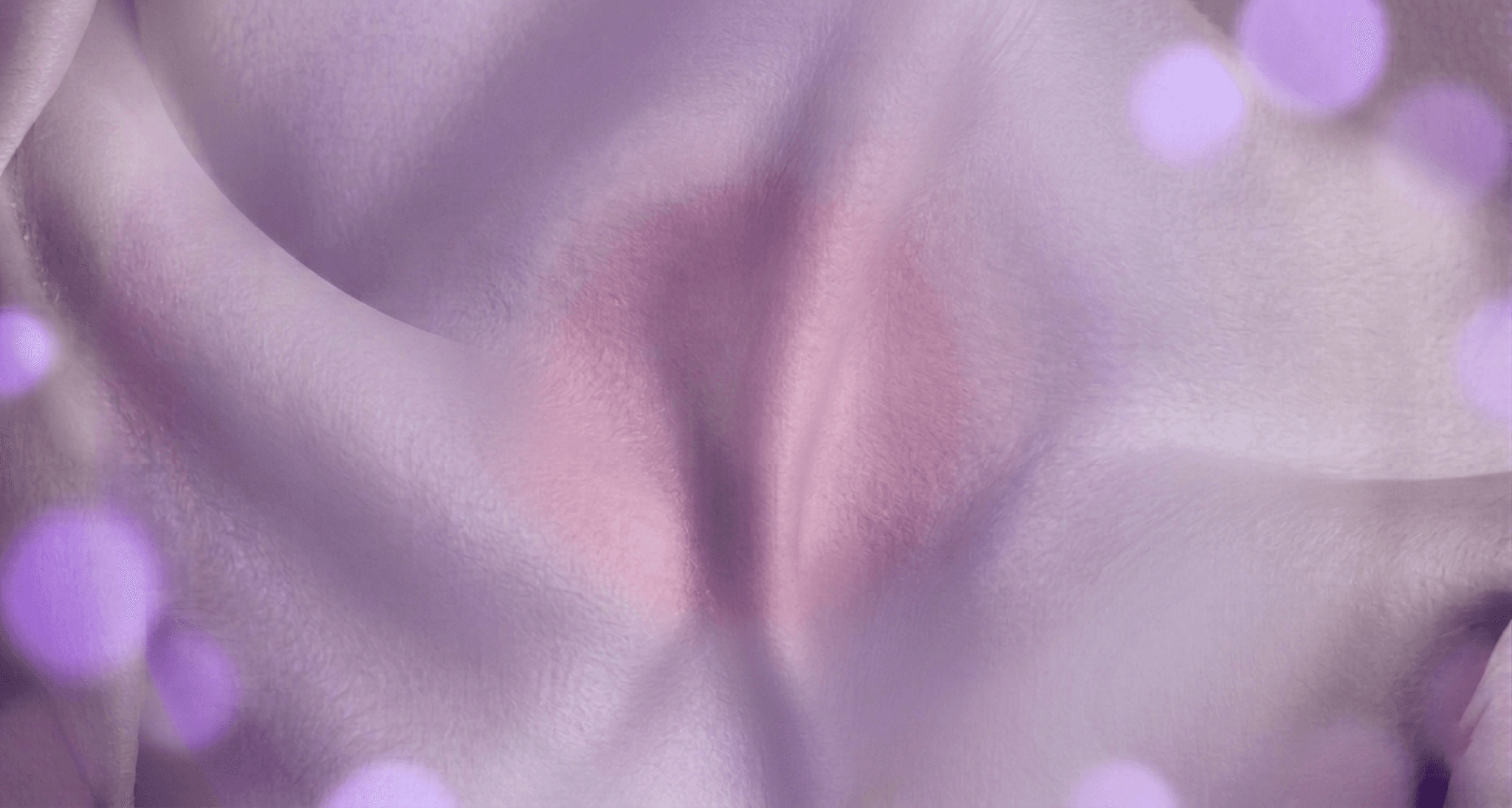 Soft purple silk texture representing the natural rhythm of the menstrual cycle