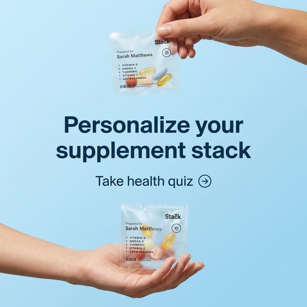 Personalize your supplement stack