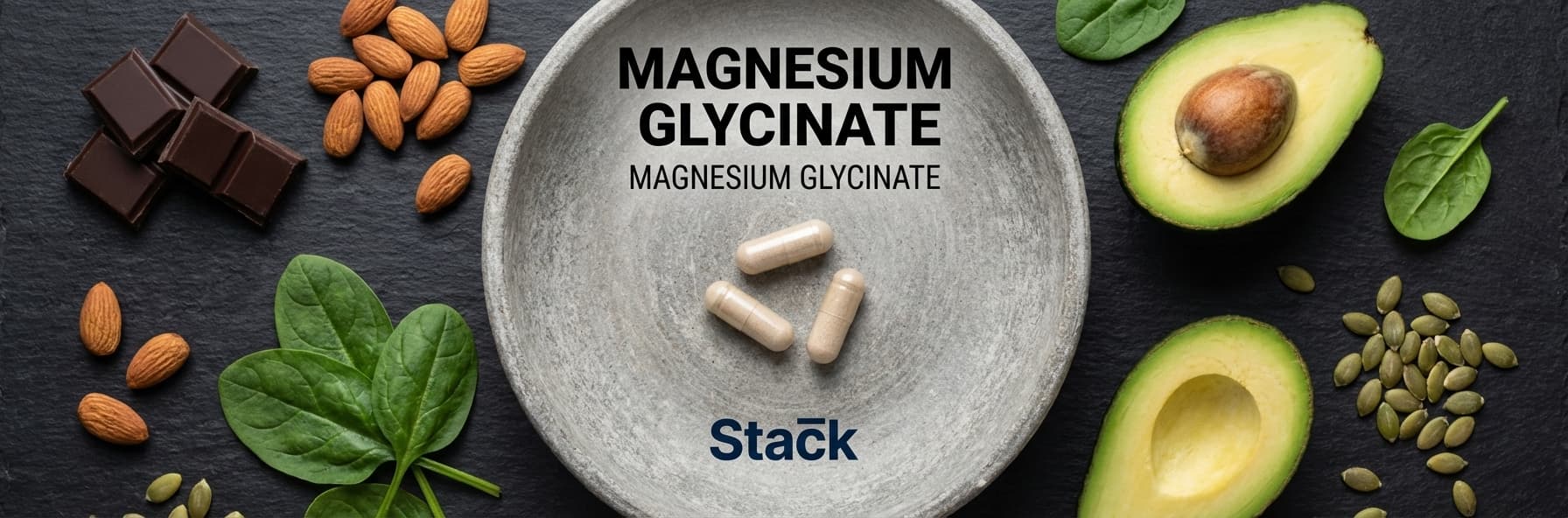 Magnesium glycinate supplement by Stack