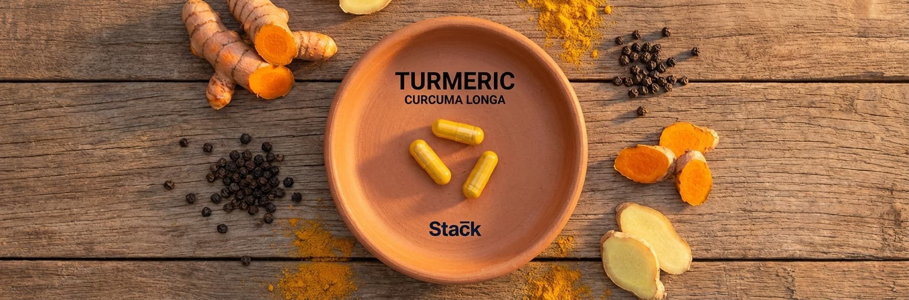 Turmeric supplement by Stack